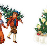 Studio Light Vintage Christmas Transparent Stickers on Roll Celebration (SL-ES-STIC47)