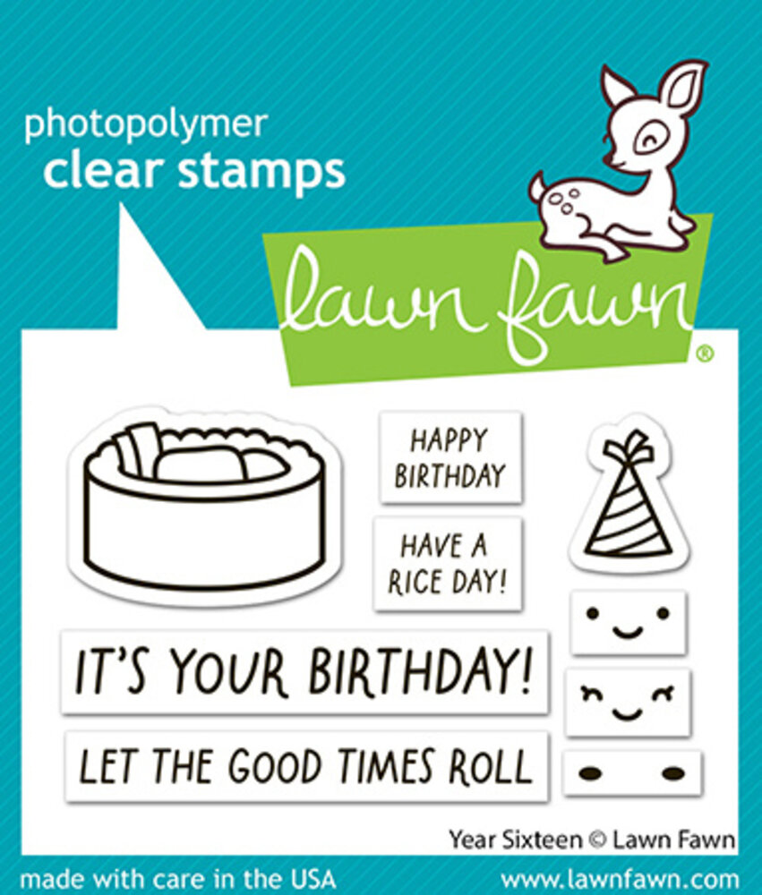 Lawn Fawn Year Sixteen Clear Stamps (LF4084)