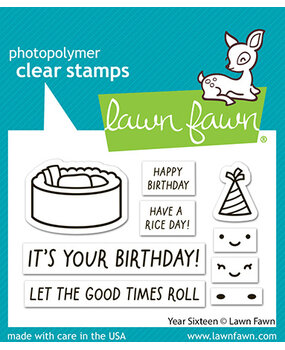 Lawn Fawn Year Sixteen Clear Stamps (LF4084)