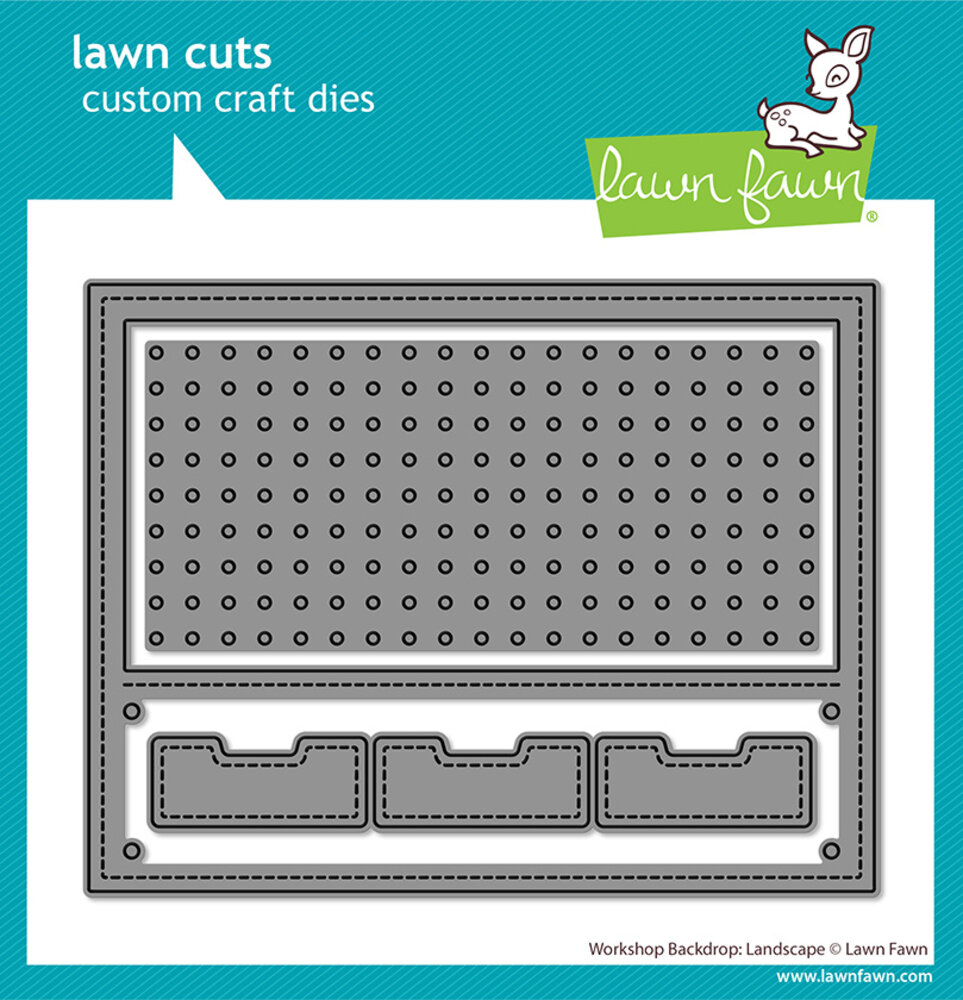 Lawn Fawn Workshop Backdrop: Landscape Stand-Alone Lawn Cuts Dies (LF4096)