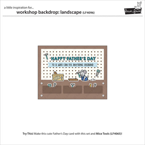 Lawn Fawn Workshop Backdrop: Landscape Stand-Alone Lawn Cuts Dies (LF4096)
