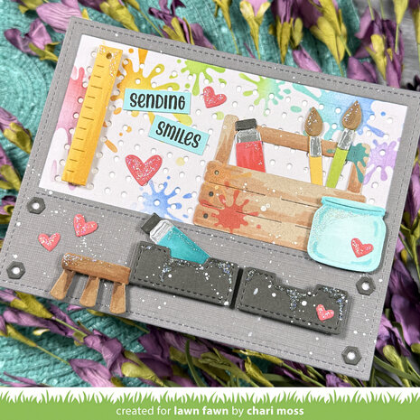 Lawn Fawn Workshop Backdrop: Landscape Stand-Alone Lawn Cuts Dies (LF4096)