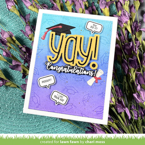 Lawn Fawn Tiny Sentiments Graduation Clear Stamps (LF4082)