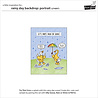 Lawn Fawn Rainy Day Backdrop: Portrait Stand-Alone Lawn Cuts Dies (LF4097)