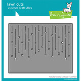Lawn Fawn Rainy Day Backdrop: Landscape Stand-Alone Lawn Cuts Dies (LF4098)
