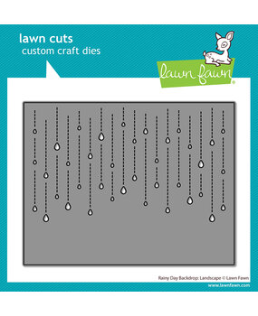 Lawn Fawn Rainy Day Backdrop: Landscape Stand-Alone Lawn Cuts Dies (LF4098)