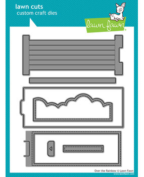 Lawn Fawn Over The Rainbow Stand-Alone Lawn Cuts Dies (LF4087)