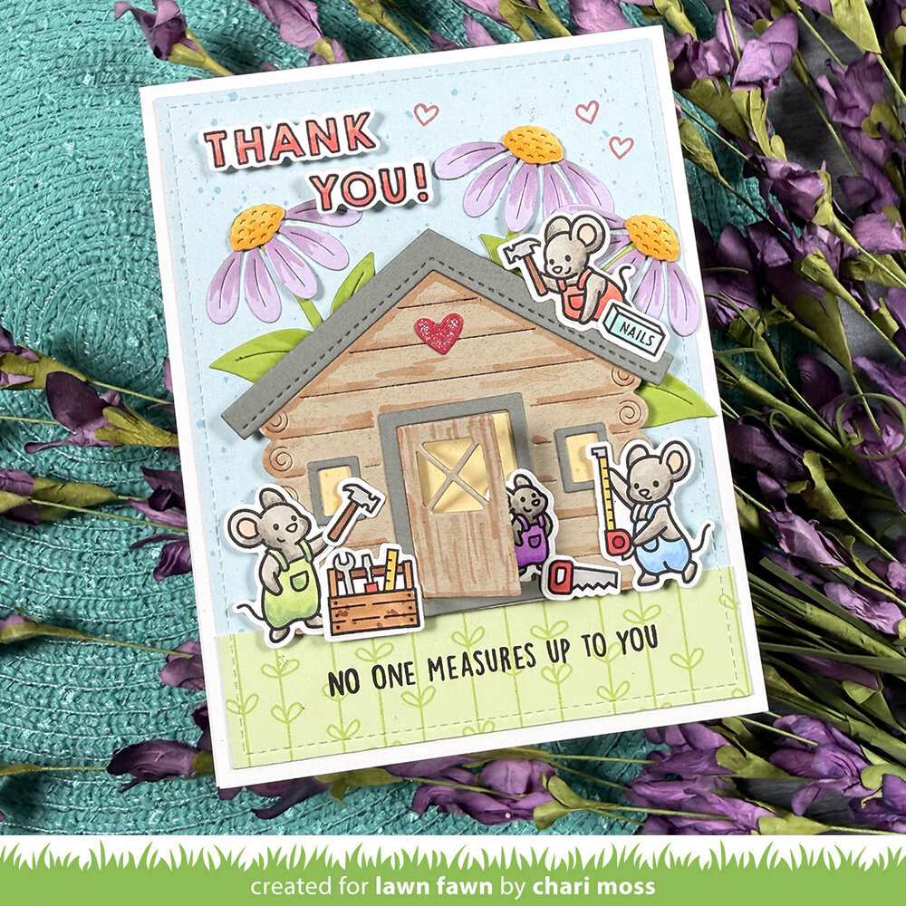 Lawn Fawn Mice Tools Clear Stamps (LF4065)