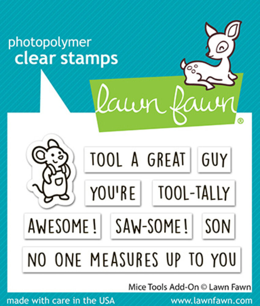 Lawn Fawn Mice Tools Add-On Clear Stamps (LF4068)