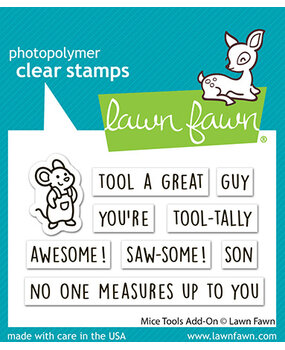 Lawn Fawn Mice Tools Add-On Clear Stamps (LF4068)