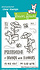 Mice Flowers Clear Stamps (LF4076)