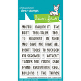Lawn Fawn Henry's Build-A-Sentiment Tools Clear Stamps (LF4071)