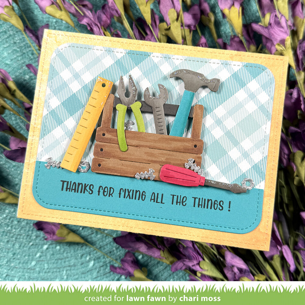 Lawn Fawn Henry's Build-A-Sentiment Tools Clear Stamps (LF4071)