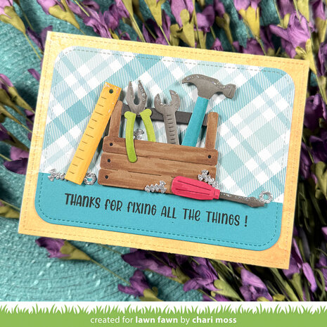 Lawn Fawn Henry's Build-A-Sentiment Tools Clear Stamps (LF4071)