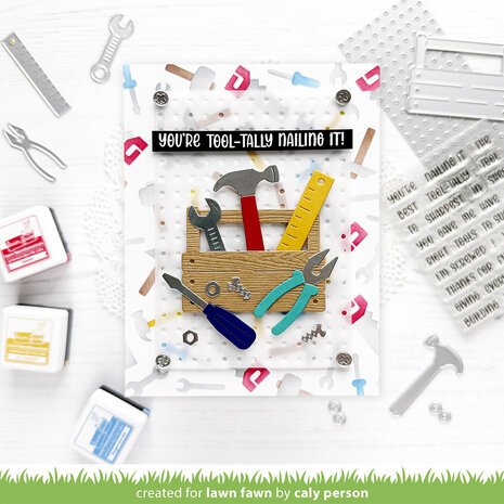 Lawn Fawn Henry's Build-A-Sentiment Tools Clear Stamps (LF4071)