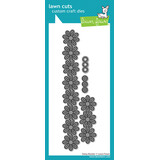 Lawn Fawn Daisy Border Stand-Alone Lawn Cuts Dies (LF4090)