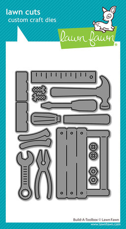 Lawn Fawn Build-A-Toolbox Stand-Alone Lawn Cuts Dies (LF4089)