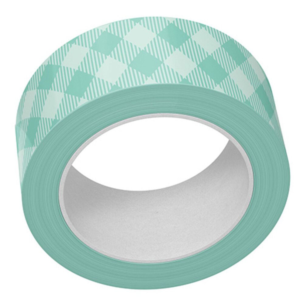 Lawn Fawn Aqua Gingham Washi Tape (LF4022)
