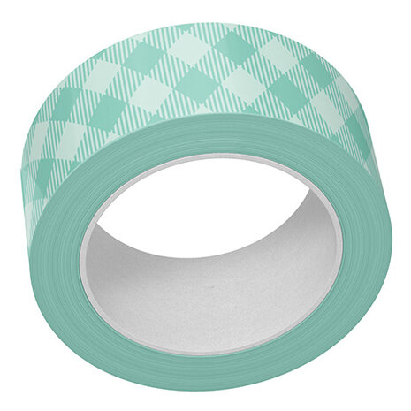 Lawn Fawn Aqua Gingham Washi Tape (LF4022)
