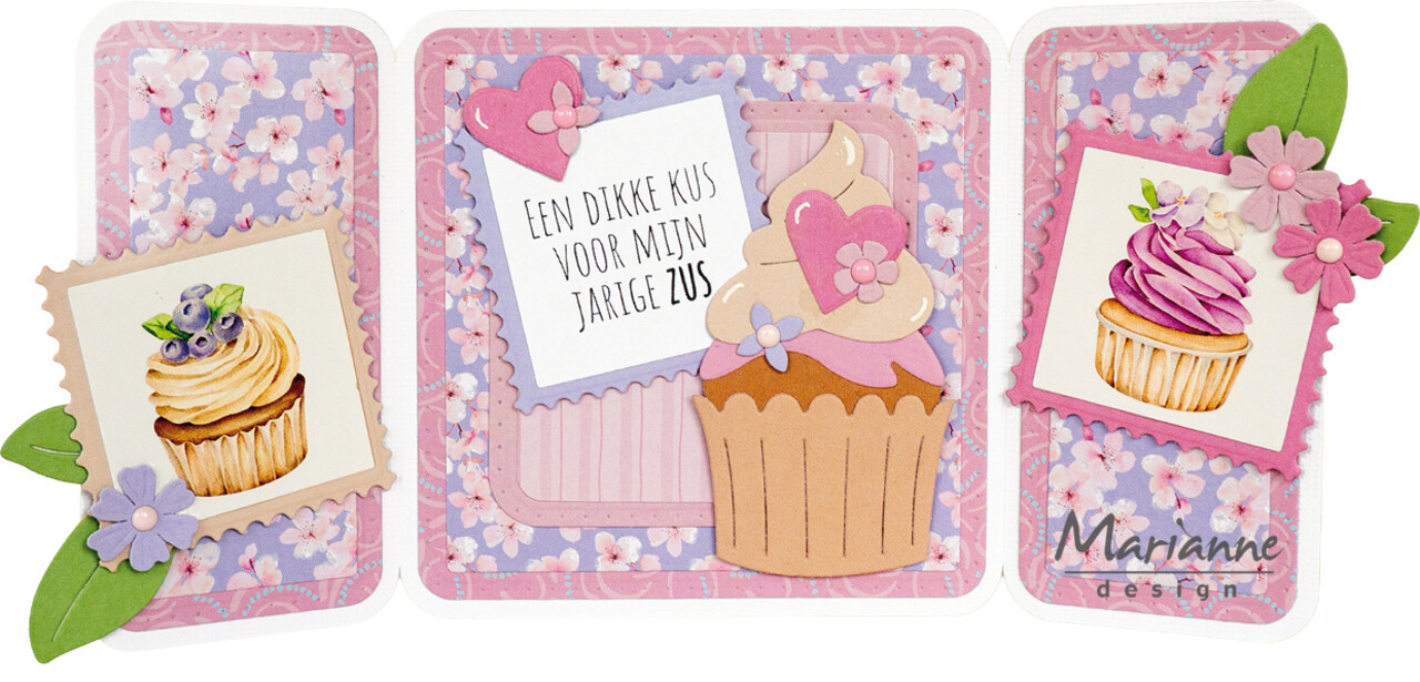 Marianne Design Decoupage Sheet A4 Stamps Coffee & Tea (VK9647)