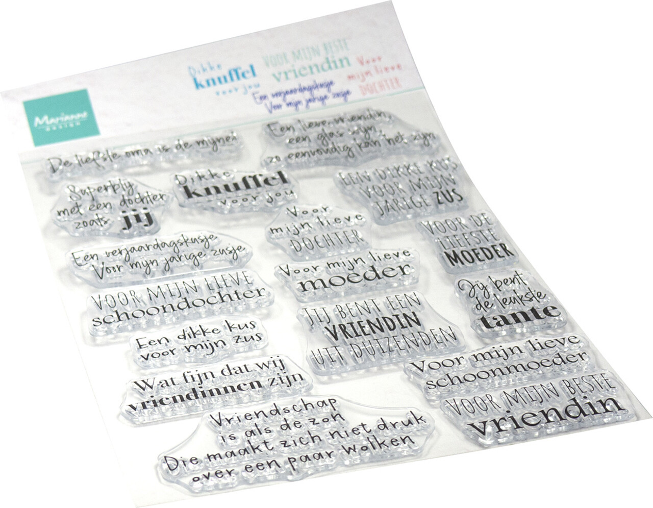 Marianne Design Clear Stamps Familie & Vrienden (CS1197)