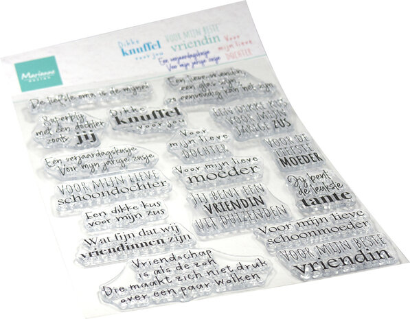 Marianne Design Clear Stamps Familie & Vrienden (CS1197)