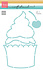 Craft Stencils Cup Cake by Marleen (PS8194)