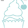 Marianne Design Craft Stencils Cup Cake by Marleen (PS8194)