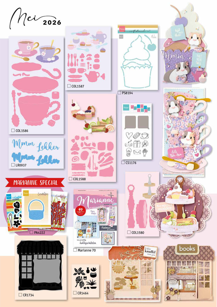 Marianne Design Leaflet The Collection # 161 Mei 2026 (CAT13161)