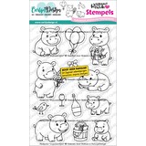 CarlijnDesign Clear Stamps Nijlpaardjes by Gemaakt door Rowena (CDST-0173)