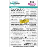 CarlijnDesign Clear Stamps Cadeaukaart Teksten by DaisCreaPlace (CDST-0170)