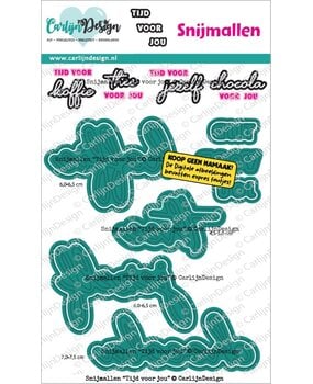 CarlijnDesign Snijmallen Tijd voor Jou by CarlijnDesign (CDSN-0369)