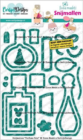 CarlijnDesign Snijmallen Perfume Pals by Ilona Maakt (CDSN-0365)
