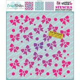 CarlijnDesign Stencils Hartjes & Strikjes by Gemaakt door Rowena (CDSC-0049)