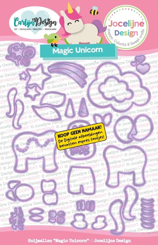 CarlijnDesign Dies Magic Unicorn by Jocelijne Design (CDJD-0081)