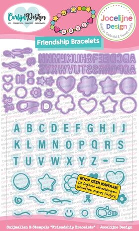 CarlijnDesign Snijmallen Friendship Bracelets by Jocelijne Design (CDJD-0080)