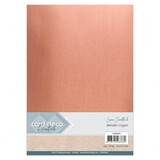 Card Deco Linen Cardstock A4 Metallic Copper (6pcs) (CDEML003)