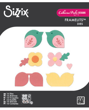 Sizzix Framelits Die Set Birds & Blooms #2 (15pcs) by Catherine Pooler (667110)