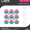 Sizzix Mini Layered Stencils Print & Pattern Daisy (4pcs) by Catherine Pooler (667113)