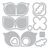 Sizzix Framelits Die Set Birds & Blooms #2 (15pcs) by Catherine Pooler (667110)