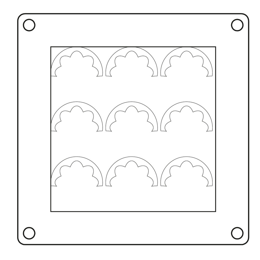 Sizzix Mini Layered Stencils Print & Pattern Daisy (4pcs) by Catherine Pooler (667113)