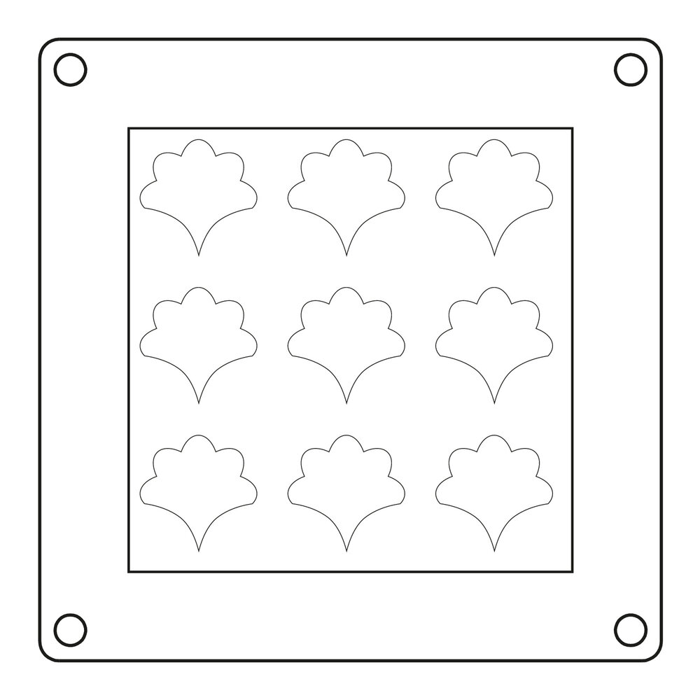 Sizzix Mini Layered Stencils Print & Pattern Daisy (4pcs) by Catherine Pooler (667113)