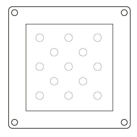 Sizzix Mini Layered Stencils Print & Pattern Daisy (4pcs) by Catherine Pooler (667113)