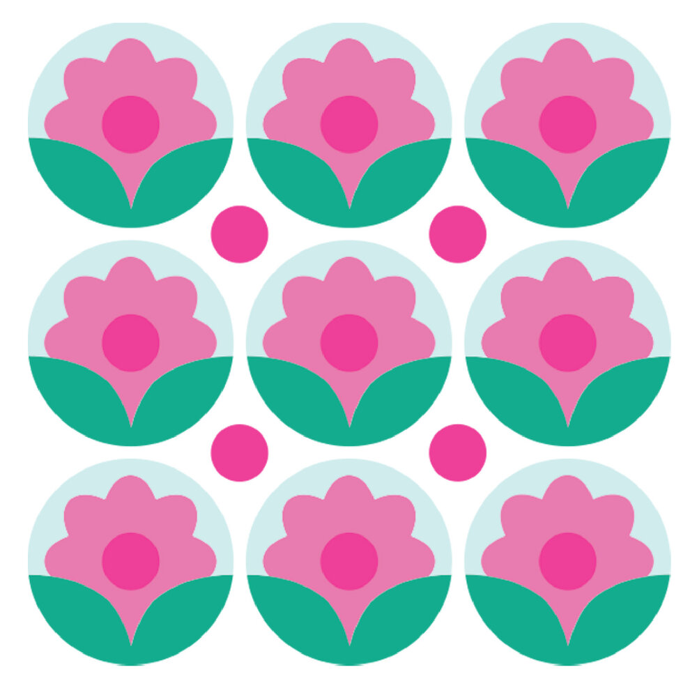 Sizzix Mini Layered Stencils Print & Pattern Daisy (4pcs) by Catherine Pooler (667113)