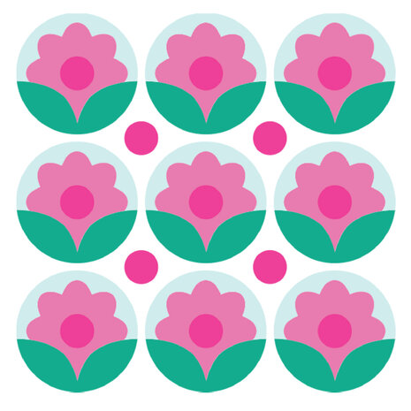 Sizzix Mini Layered Stencils Print & Pattern Daisy (4pcs) by Catherine Pooler (667113)