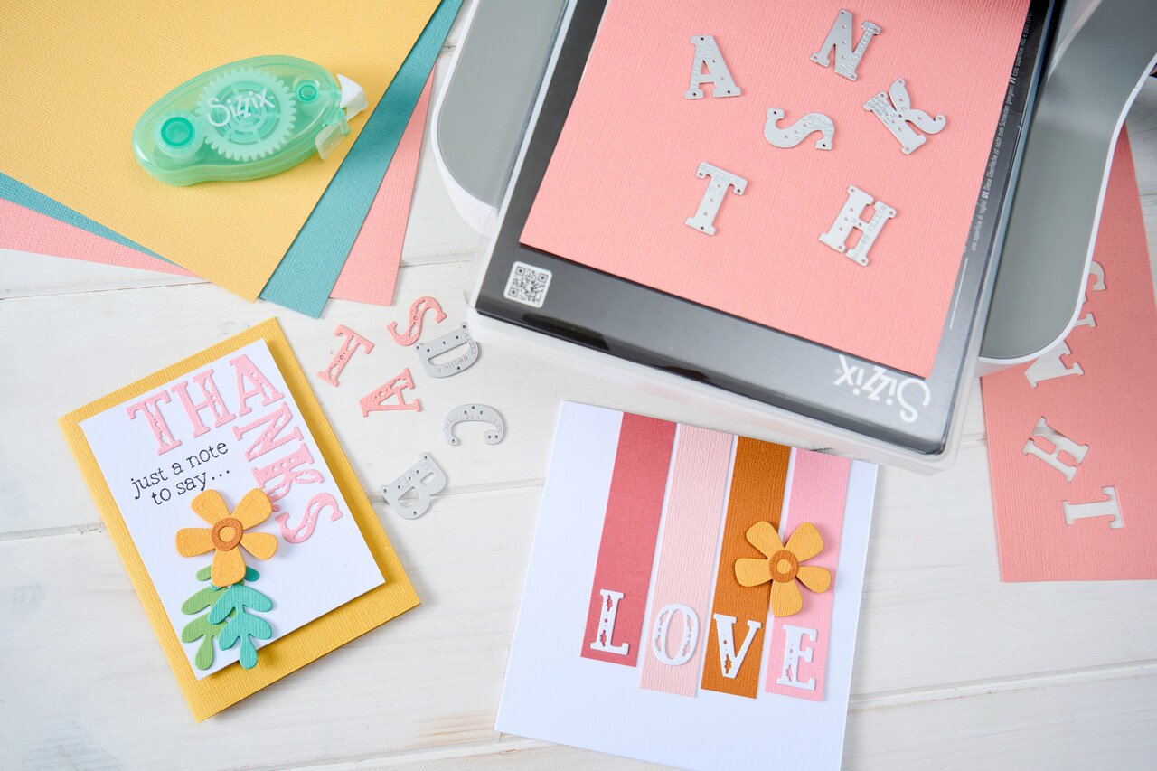 Sizzix Thinlits Die Set Folk Alphabet (26pcs) by Catherine Pooler (667114)