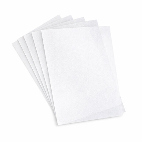 Paper Favourites Vellum A4 Silver White 100g (5pcs) (PFSS912)