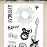 Studio Light Gearhead's Workshop Clear Stamps Gears & Guitar (SL-GW-STAMP944)