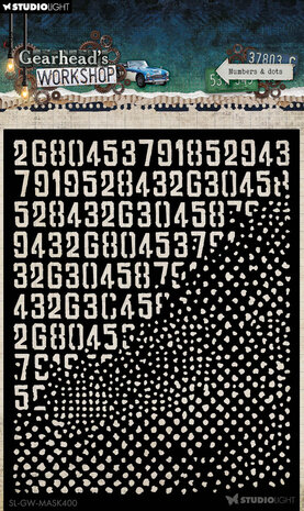 Studio Light Gearhead's Workshop Mask Number & Dots (SL-GW-MASK400)