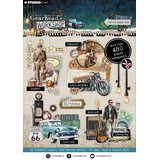 Studio Light Gearhead's Workshop A5 Die-Cut Paper Pad Elements (SL-GW-DCPP469)